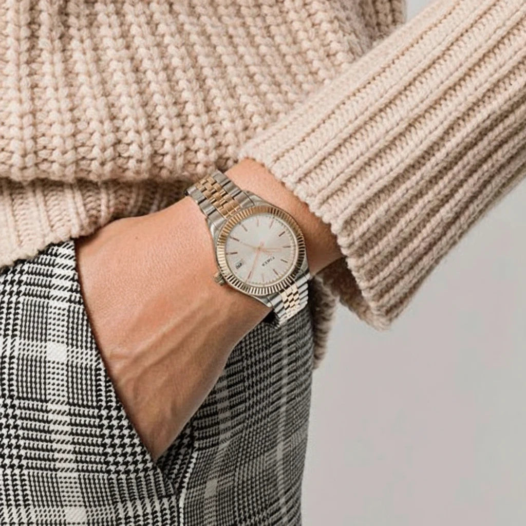 Timex Women's 2t Stainless Steel Watch, Silver Dial | Tw2t87000