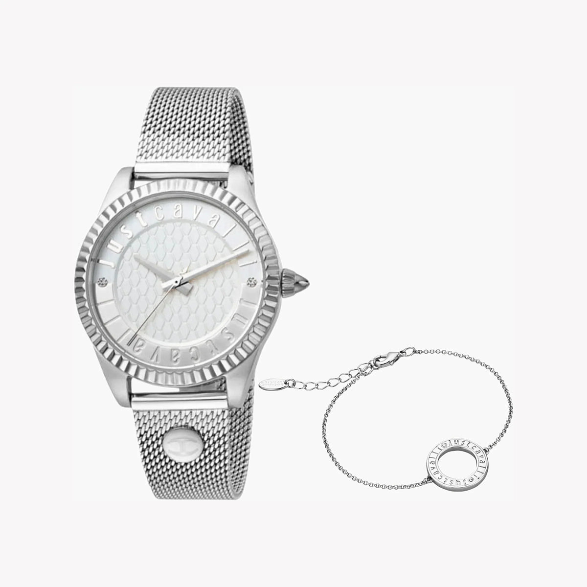 Just Cavalli Women's Silver Watch, Silver Dial | Jc1l133m0055