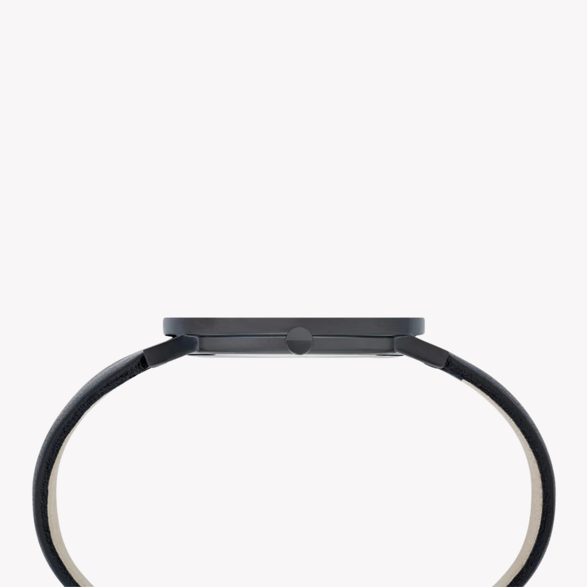 Pierre Cardin Women's Black Leather Watch, Stainless Steel | Cbv.1021