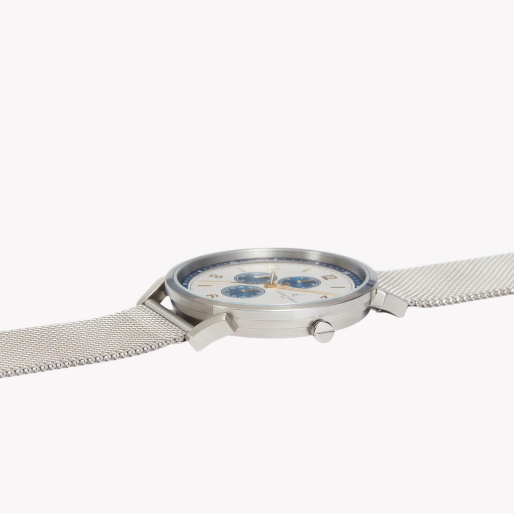 Pierre Cardin Men's Silver Stainless Steel Watch, Rose Gold Case | Cpi.2032