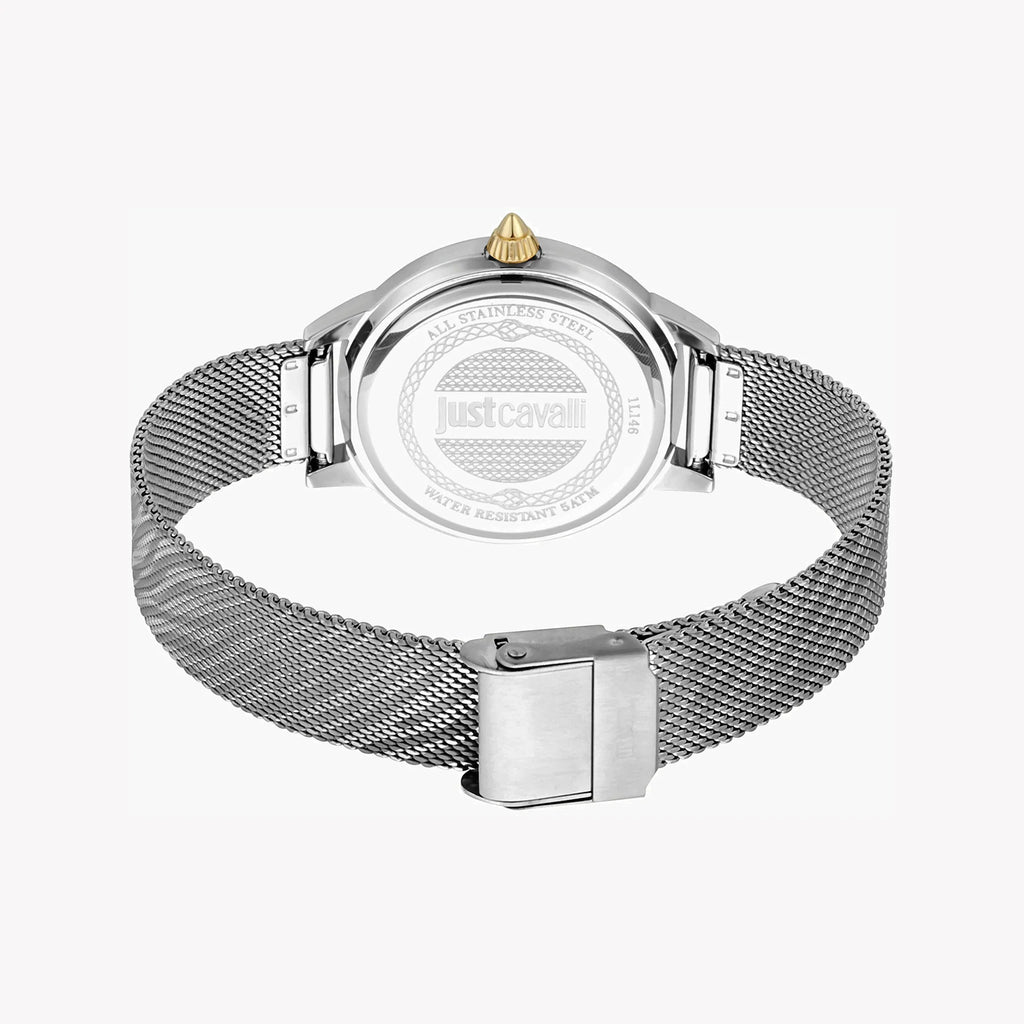 Just Cavalli Women's Silver Watch, Silver Dial | Jc1l146m0085