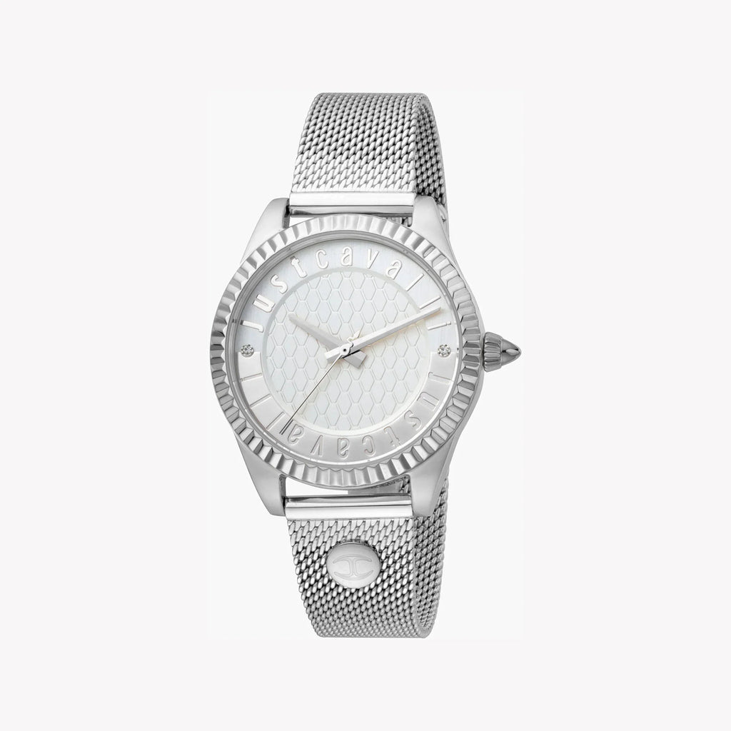 Just Cavalli Women's Silver Watch, Silver Dial | Jc1l133m0055