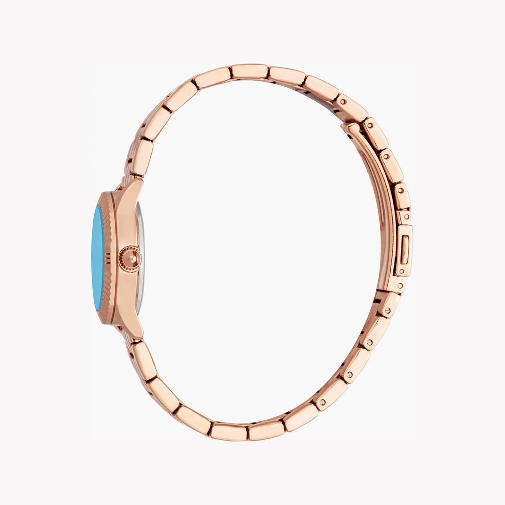 Just Cavalli Women's Rose Gold Watch, Blue Dial | Jc1l328m0065