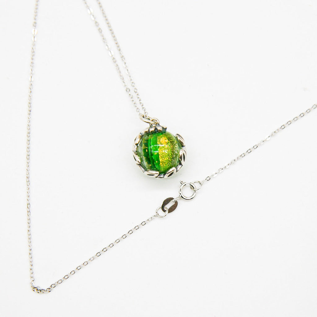 Planet Murano Aroma Necklace - Aurum Verdant | Energy & Healing | Diffuse on the go