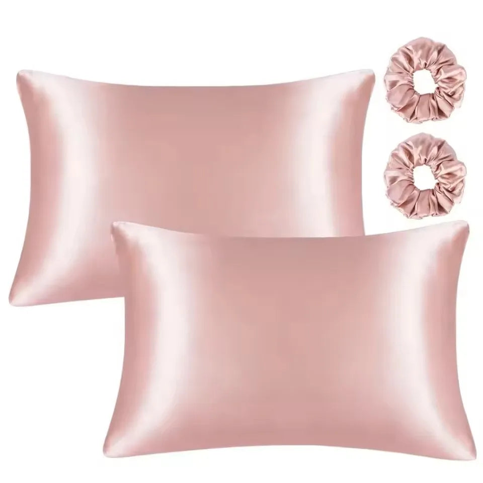 Kuup 1pcs Pillowcase Pillow Cover Silky Satin Hair Beauty Pillow Case Comfortable Pillow Case Home Decor Wholesale