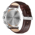 Trnda Men's Stainless Steel Watch, Brown Leather | Trn-W43sl