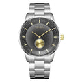 Trnda Men's Stainless Steel Watch, Gradient Gray Dial | Trn-Ss43g