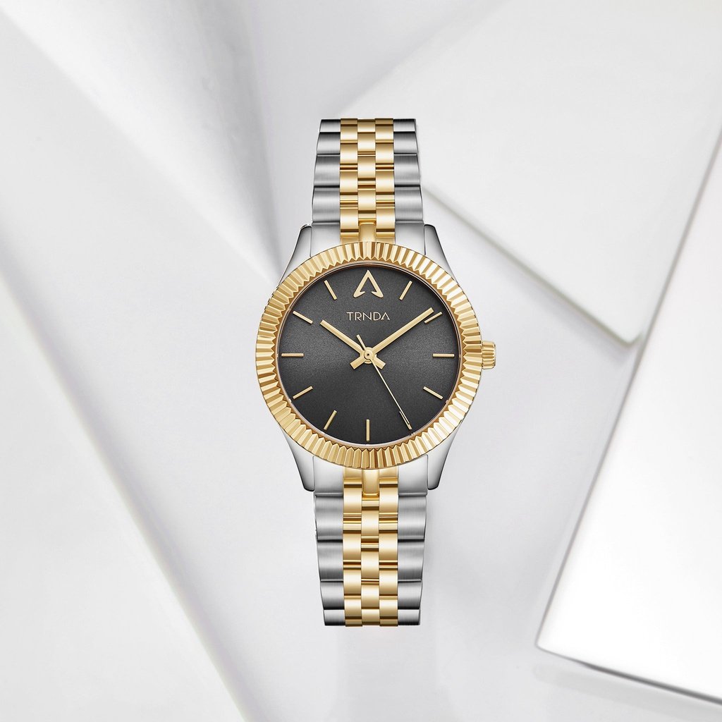 Trnda Women's Stainless Steel Watch, Gray Dial | Trn-Ss32mm