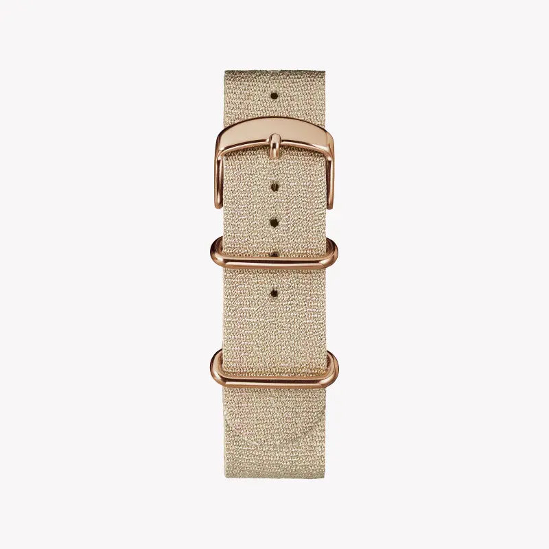 Timex Women's Pink Fabric Watch, Off White Dial | Tw2r92400