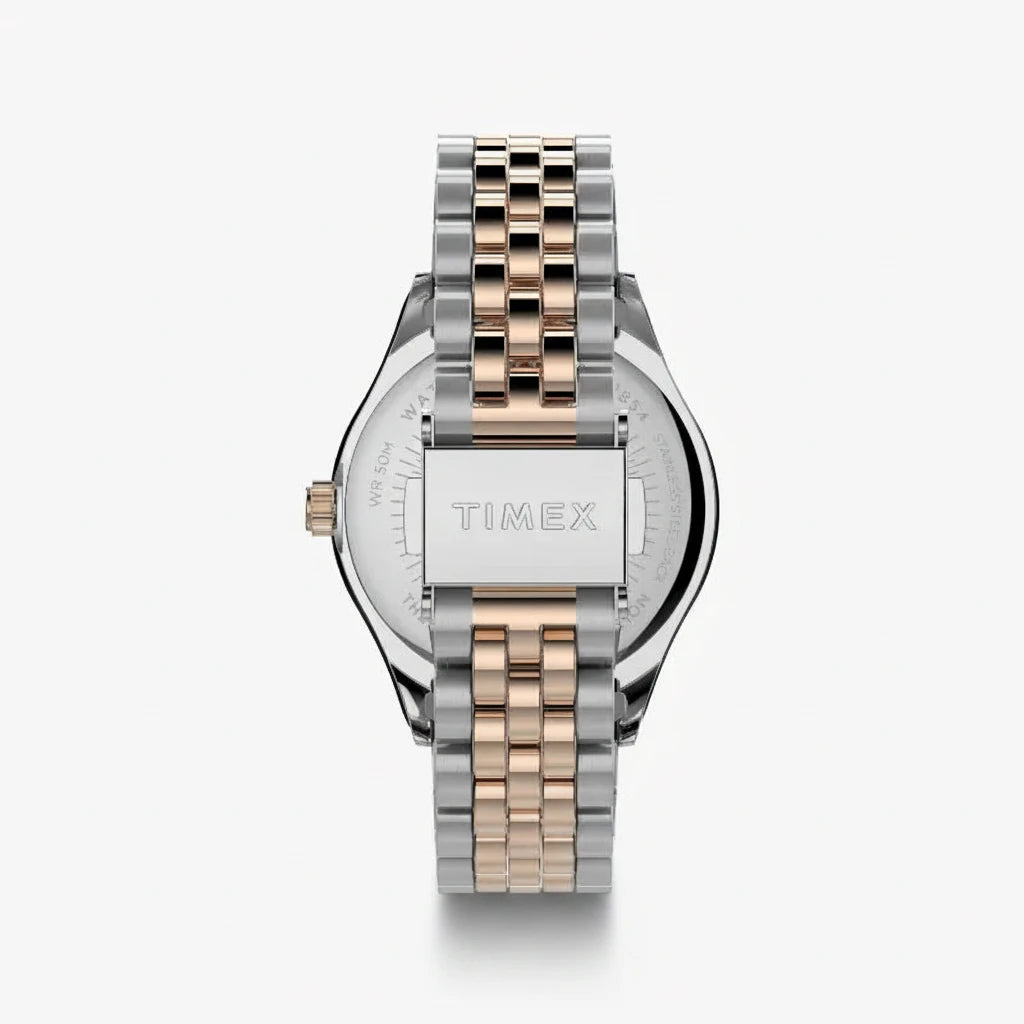 Timex Women's 2t Stainless Steel Watch, Silver Dial | Tw2t87000