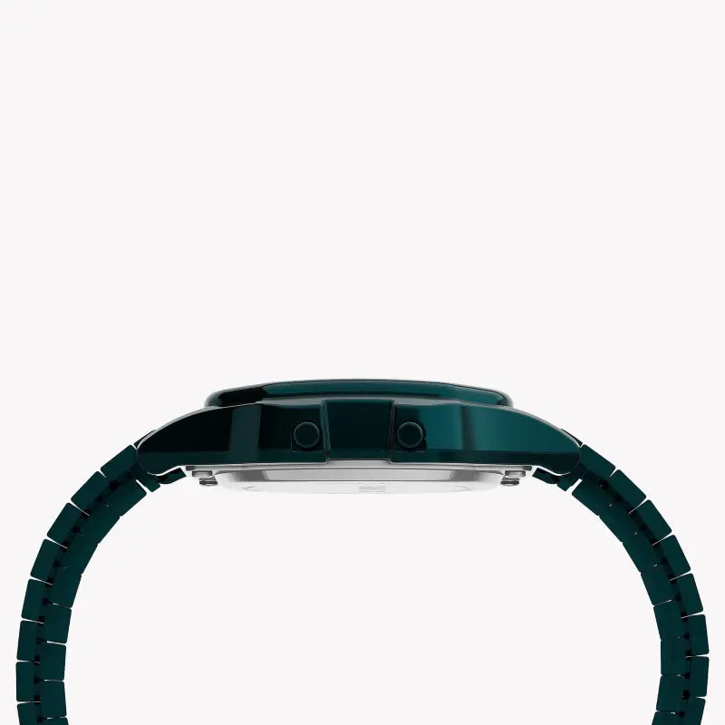 Timex Unisex Blue Resin & Stainless Steel Watch, Digital Dial | Tw2u93800