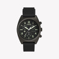 Timex Men's Gunmetal SS, Black Silicone | TW2Y61000
