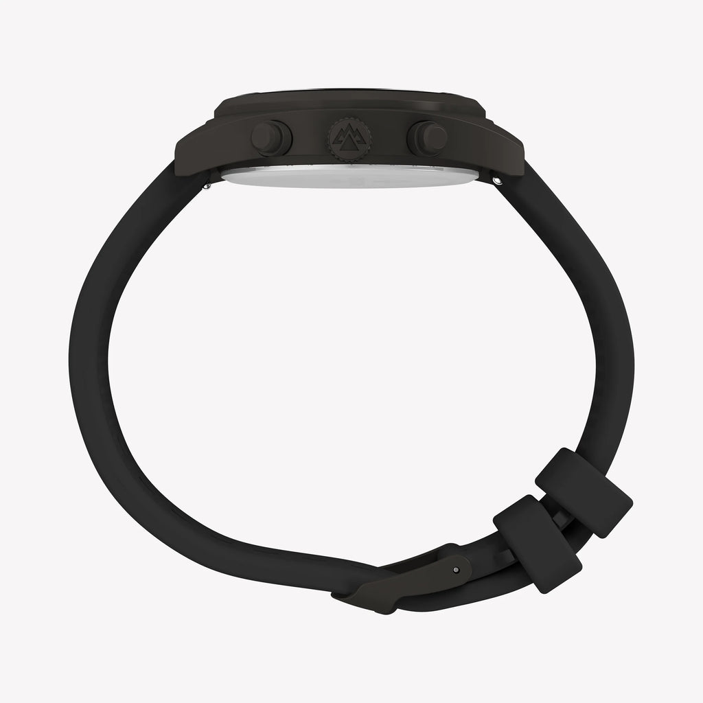 Timex Men's Gunmetal SS, Black Silicone | TW2Y61000