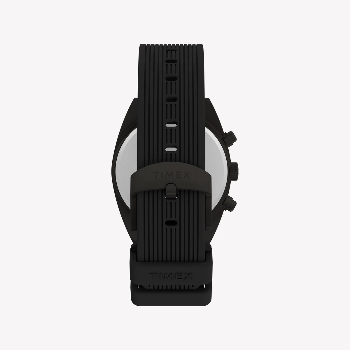 Timex Men's Gunmetal SS, Black Silicone | TW2Y61000