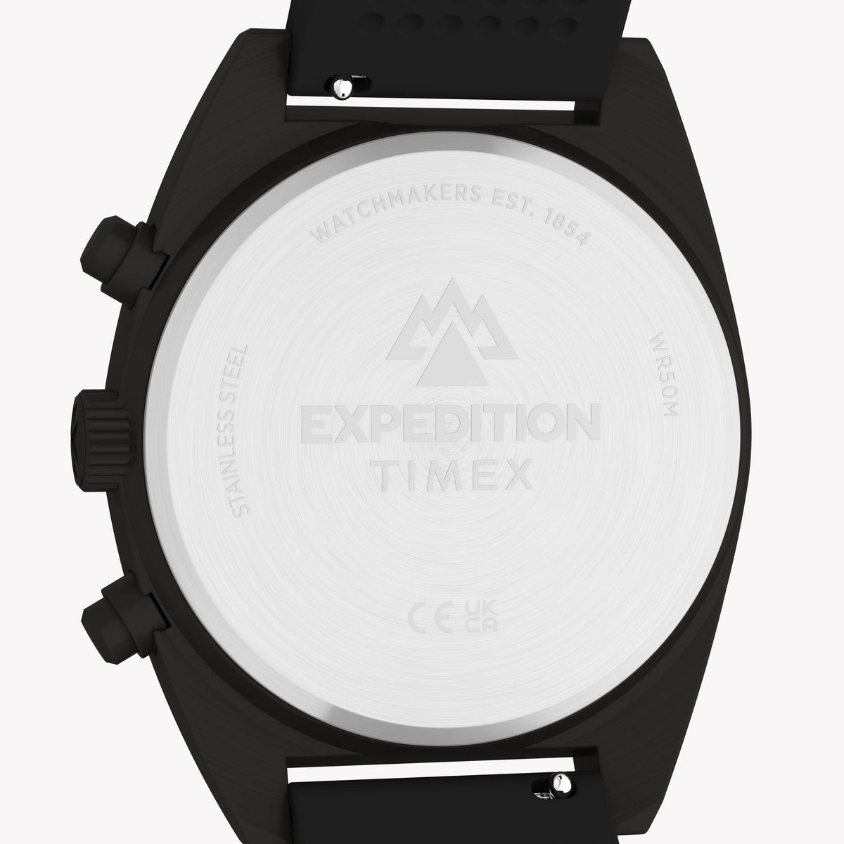 Timex Men's Gunmetal SS, Black Silicone | TW2Y61000