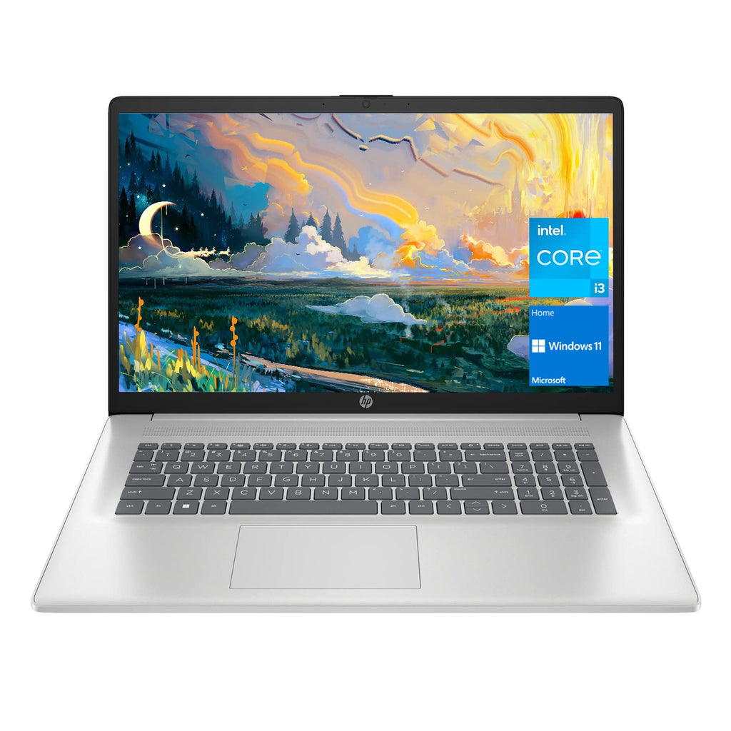 HP 17.3” Silver Laptop with Intel i3-1125G4 & 256GB SSD