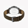 Just Cavalli Men's Brown Leather Watch, Gray Dial | Jc1g079l0035