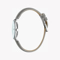 Esprit Women's Grey Leather Watch, Silver Dial | ES1L154L0025