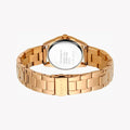Esprit Women's Rose Gold Stainless Steel Watch, Silver Dial | Es1l189m0015