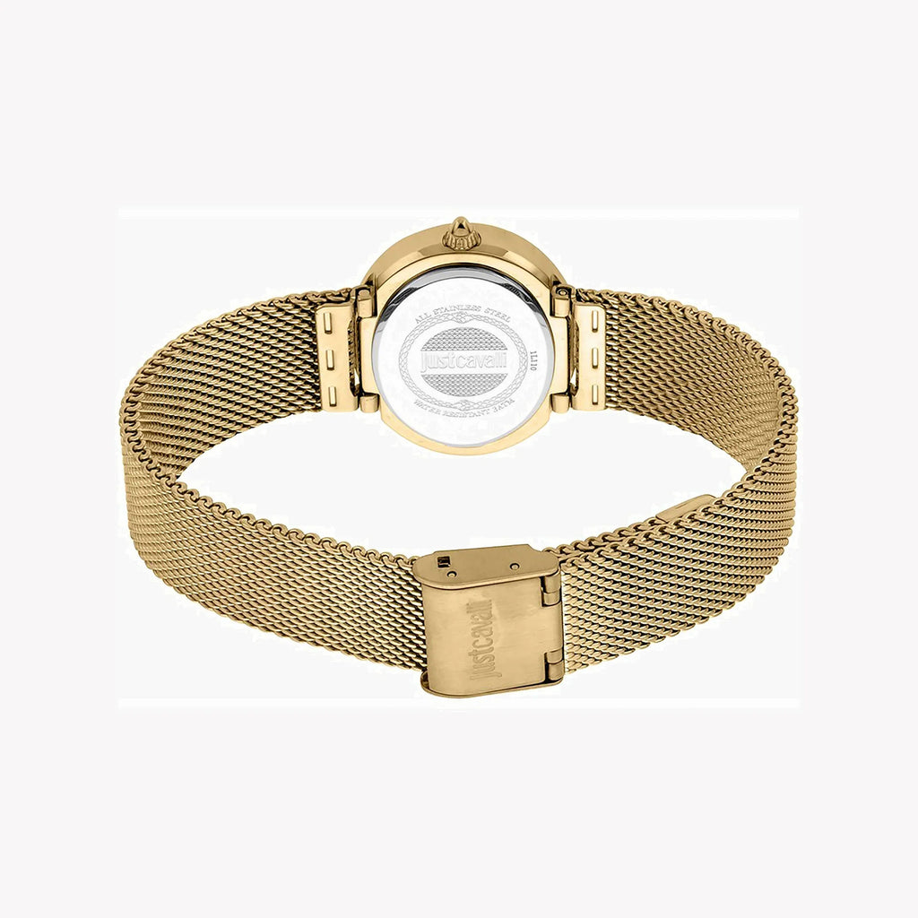 Just Cavalli Women's Gold Watch, Champagne Dial | Jc1l110m0085