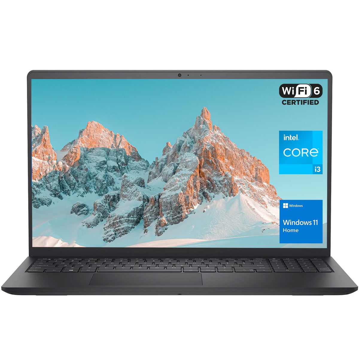DELL Inspiron 3520 Core i3 Laptop 15.6" FHD 256GB SSD Wi-Fi 6 Black