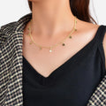 AU Local Boho Five-pointed Charm Choker Simple Casual Collarbone Necklace Collar